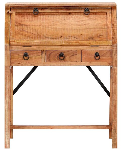 VidaXL Akácfa Íróasztal - Antik Stílus - 90x40x107 cm