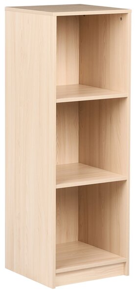 Háromszintes könyvespolc ZEHNA 117 cm Világosbarna