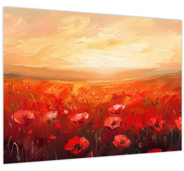 Kép - Mező pipacsok (70x50 cm)