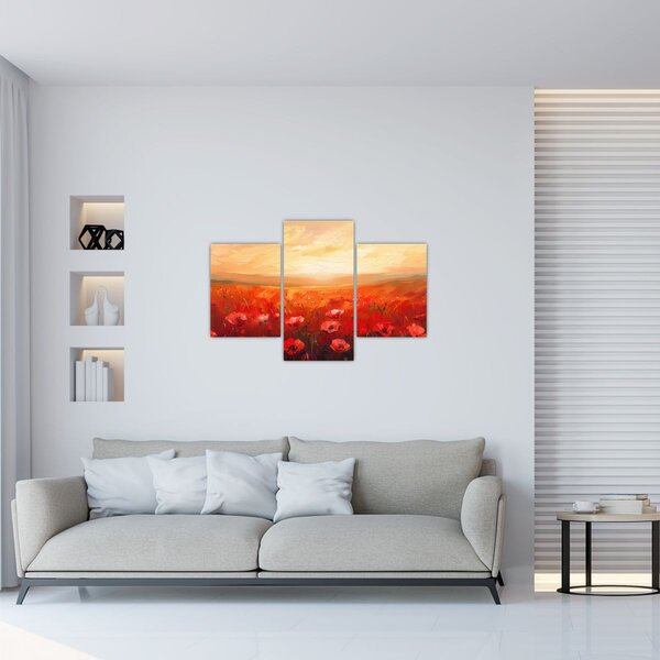 Kép - Mező pipacsok (90x60 cm)