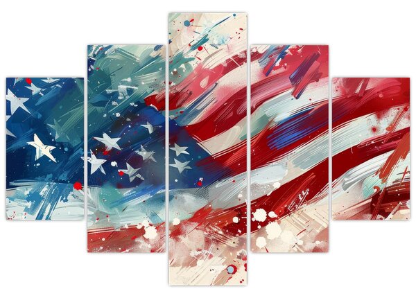 Kép - Az USA zászlaja (150x105 cm)