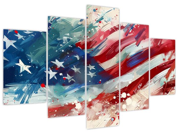 Kép - Az USA zászlaja (150x105 cm)