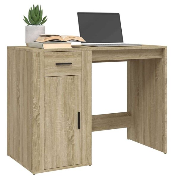 VidaXL Sonoma Tölgy Íróasztal - 100x49x75 cm