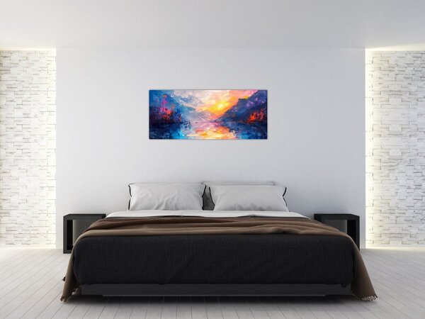 Kép - Tájképfestészet (120x50 cm)