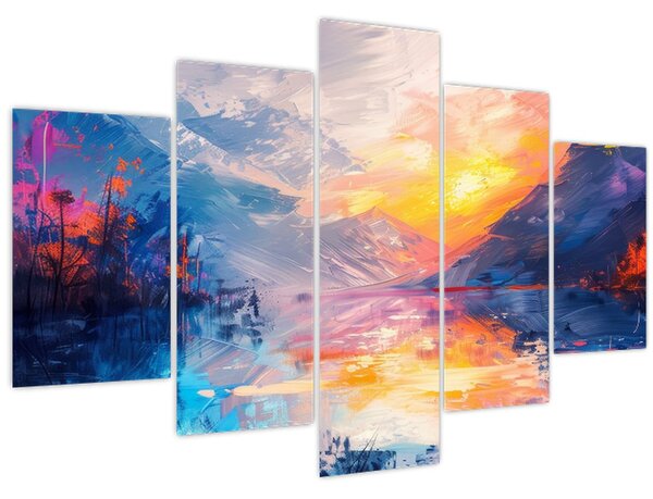 Kép - Tájképfestészet (150x105 cm)