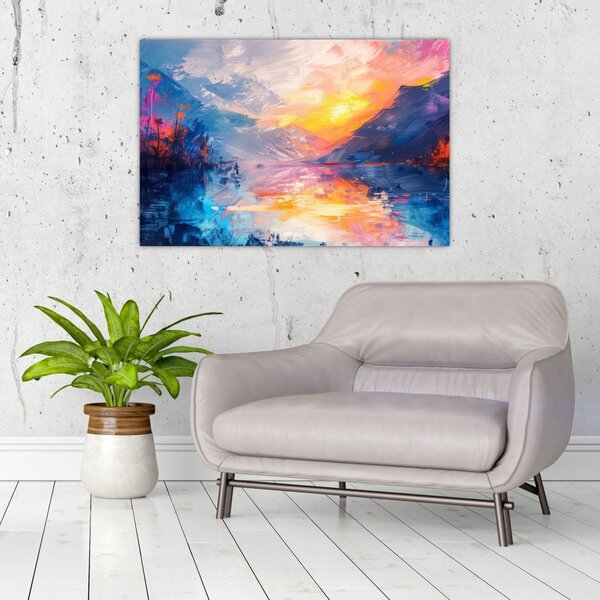 Kép - Tájképfestészet (90x60 cm)