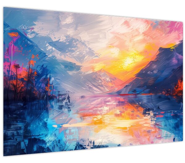Kép - Tájképfestészet (90x60 cm)