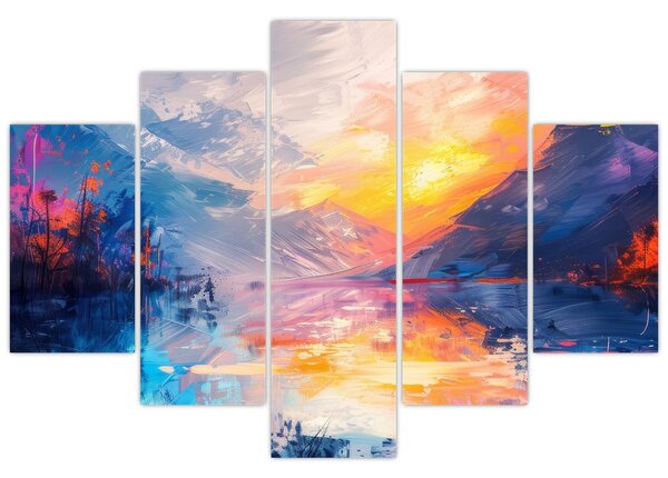 Kép - Tájképfestészet (150x105 cm)