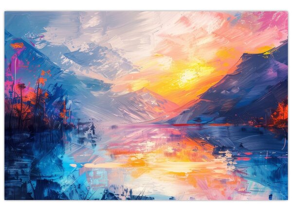 Kép - Tájképfestészet (90x60 cm)