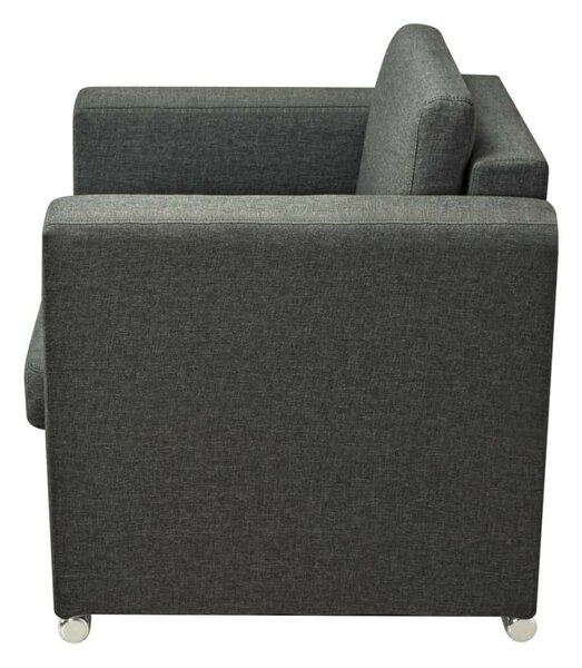 VidaXL Sötétszürke Szövet Fotel - 82x73x78 cm