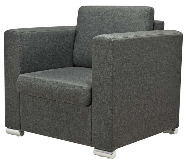 VidaXL Sötétszürke Szövet Fotel - 82x73x78 cm