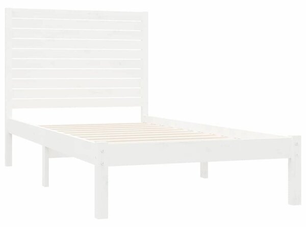 VidaXL Fehér Fenyőfa Ágykeret - 90x200 cm