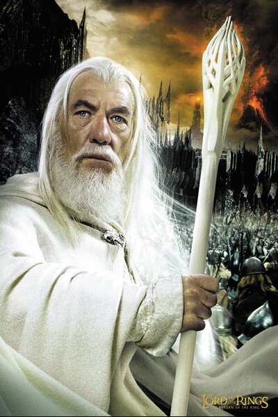 Művészi plakát The Lord of the Rings - Gandalf, (26.7 x 40 cm)