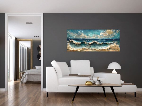 Kép - A tenger festése (120x50 cm)
