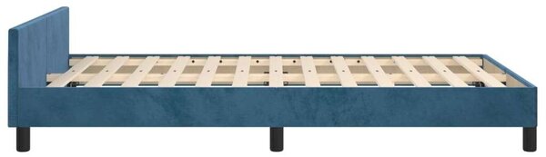 VidaXL Bársony Ágykeret - Fejtámlával - 120x200 cm