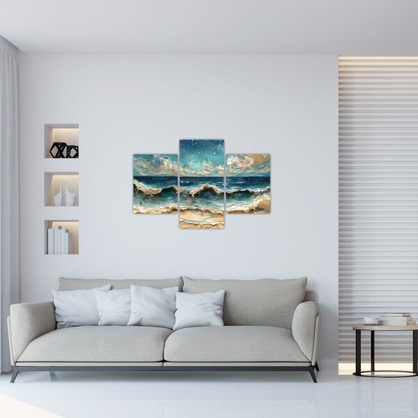 Kép - A tenger festése (90x60 cm)