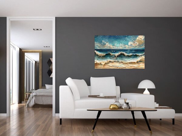 Kép - A tenger festése (90x60 cm)