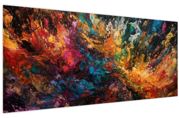 Kép - Színes absztrakció II. (120x50 cm)