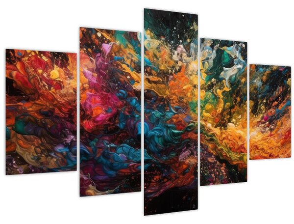 Kép - Színes absztrakció II. (150x105 cm)