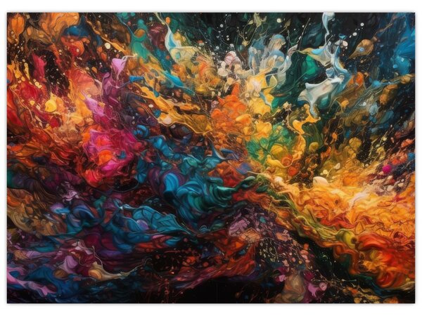Kép - Színes absztrakció II. (70x50 cm)