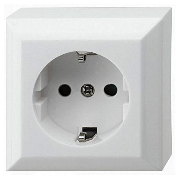 GAO 0310H Business Line IP20 földelt aljzat, 1 férőhelyes földelt csatlakozóaljzat, beltéri, 230V~/50Hz/16A, fehér