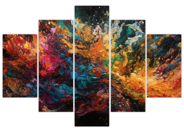 Kép - Színes absztrakció II. (150x105 cm)