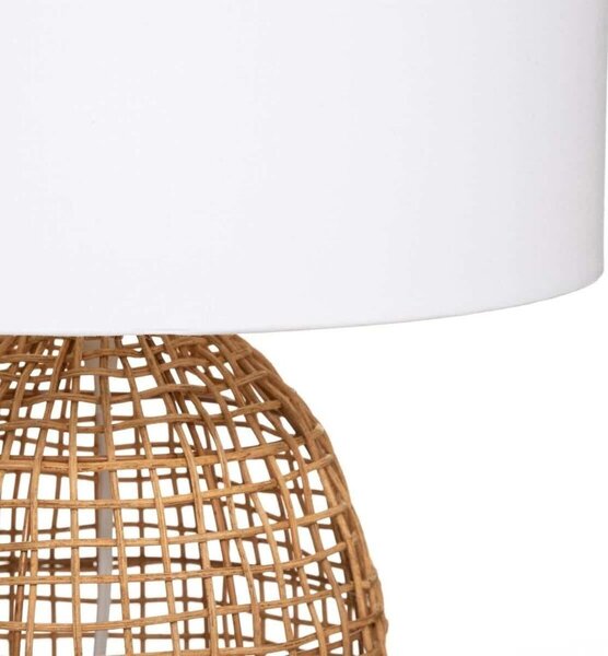 Asztali lámpa, rattan, 56 cm - CLOE