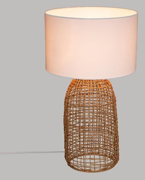 Asztali lámpa, rattan, 56 cm - CLOE