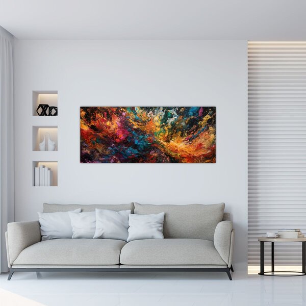Kép - Színes absztrakció II. (120x50 cm)