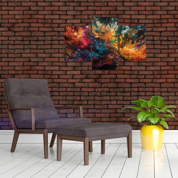 Kép - Színes absztrakció II. (90x60 cm)