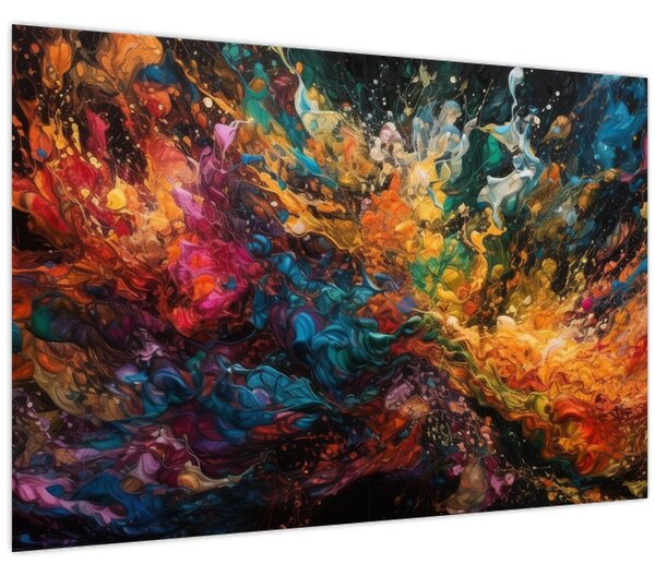 Kép - Színes absztrakció II. (90x60 cm)