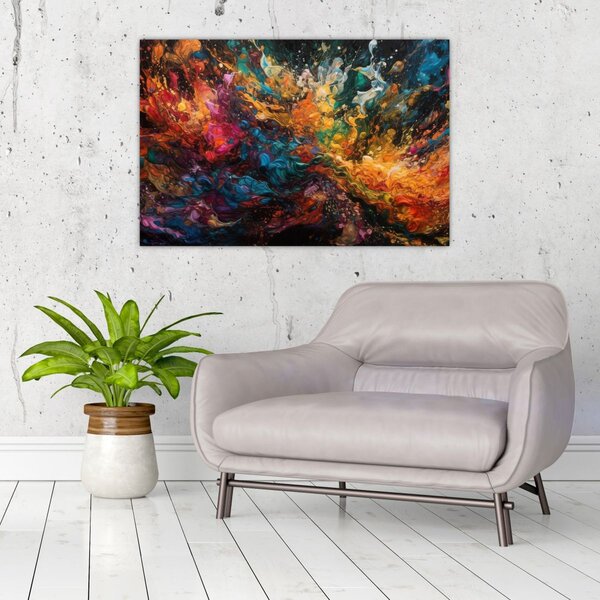 Kép - Színes absztrakció II. (90x60 cm)