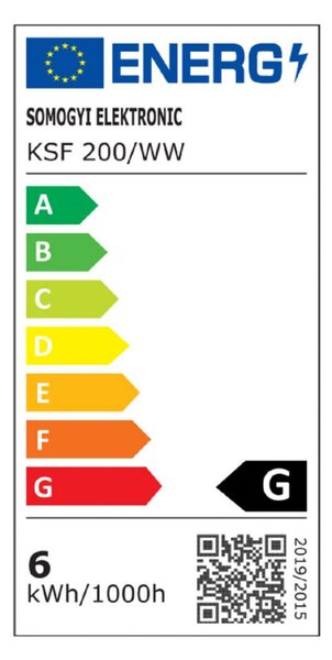 HOME KSF 200/WW LED-es fényfüggöny, 4 m / 200 db melegfehér LED, állófényű, fekete vezeték, sorolható, kül- és beltéri kivitel