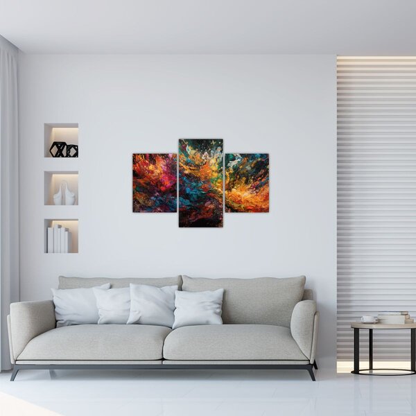 Kép - Színes absztrakció II. (90x60 cm)