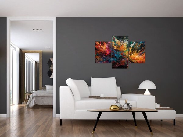 Kép - Színes absztrakció II. (90x60 cm)