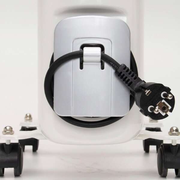 HOME FKOS 13 M elektromos olajradiátor, 1000W/1500W/2500W, 13 tagú, fehér