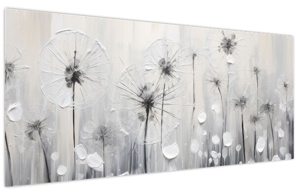 Kép - Pitypang, festés (120x50 cm)