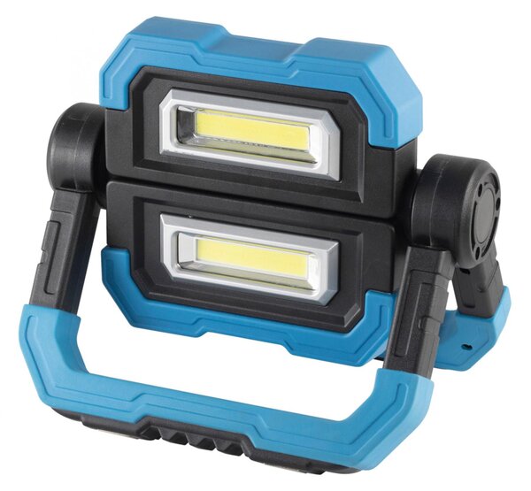 HOME FLB 10C újratölthető COB LED fényvető, reflektor, 2 x 5 W, 500 lm - 4 óra, 1000 lm - 2 óra, 5000 mAh