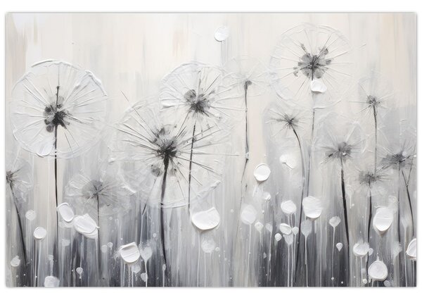 Kép - Pitypang, festés (90x60 cm)