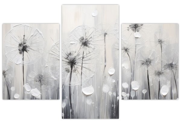 Kép - Pitypang, festés (90x60 cm)