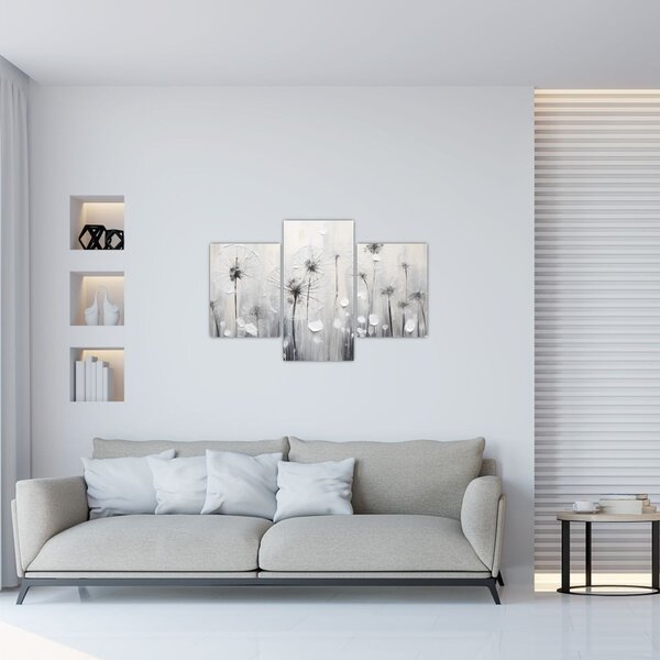 Kép - Pitypang, festés (90x60 cm)