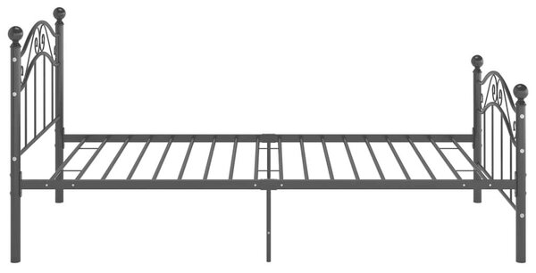 VidaXL fekete fém ágykeret 100 x 200 cm