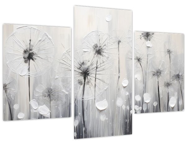 Kép - Pitypang, festés (90x60 cm)