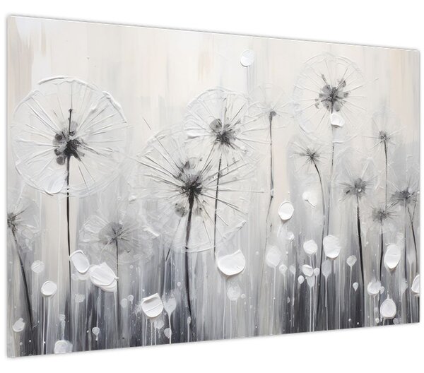 Kép - Pitypang, festés (90x60 cm)