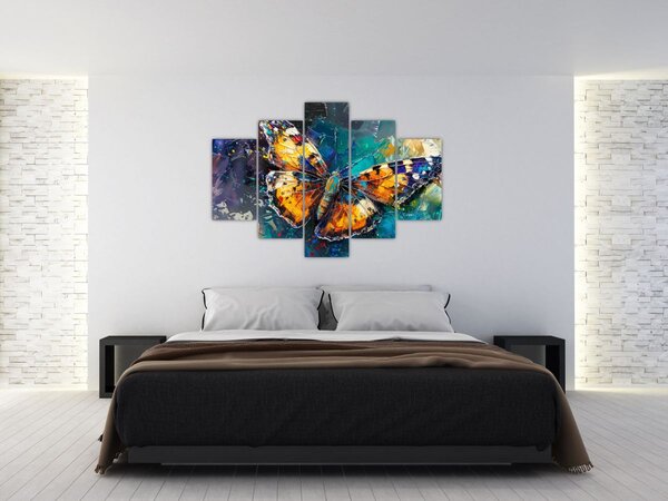 Kép - Pillangó, olajfestmény (150x105 cm)