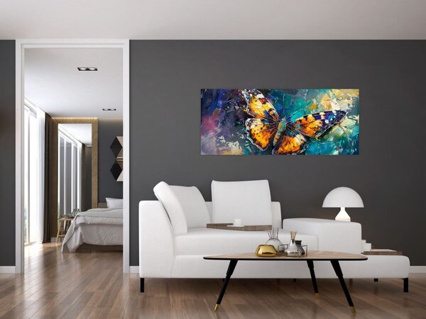 Kép - Pillangó, olajfestmény (120x50 cm)