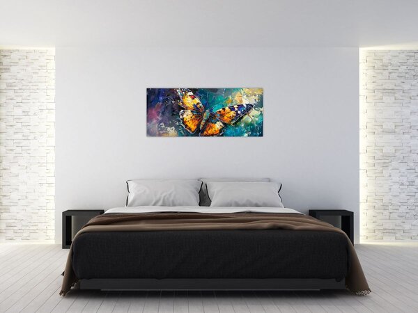 Kép - Pillangó, olajfestmény (120x50 cm)
