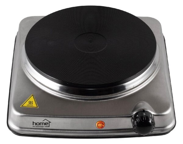 HOME HG R 03SS hordozható elektromos főzőlap, teljesítmény: 1500 W, ∅18 cm főzőfelület, rozsdamentes készülékház