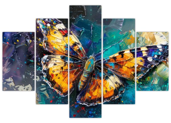 Kép - Pillangó, olajfestmény (150x105 cm)