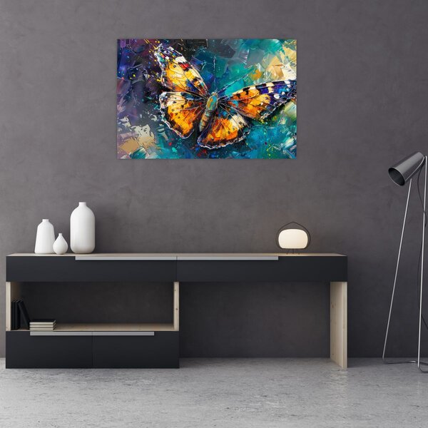 Kép - Pillangó, olajfestmény (90x60 cm)